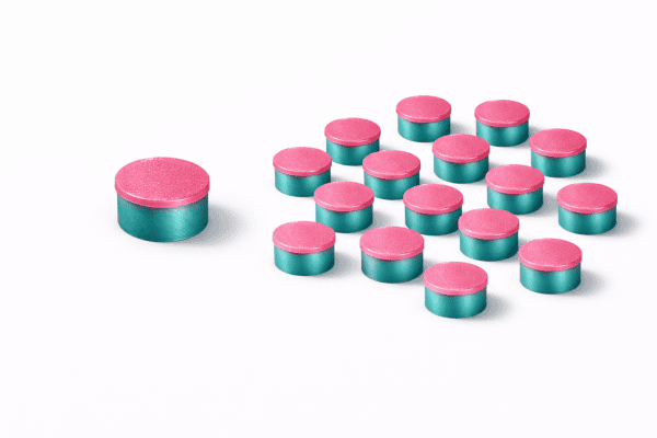 Vial Dust Caps 15ct- Miami Vice