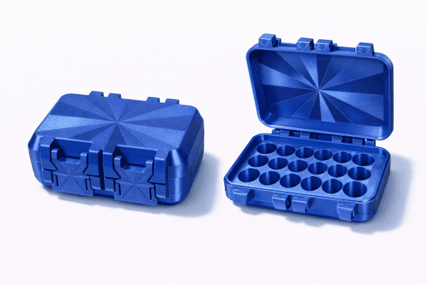 Vial Storage Case 15ct- Metallic Sapphire