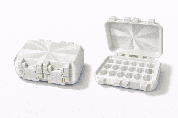 Vial Case 15ct- Pearl White